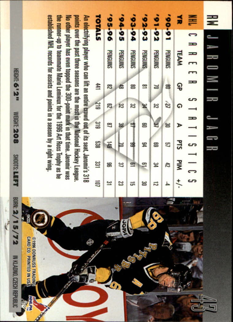 A5561- 1996-97 Donruss Hockey Cards 1-240 +Rookies -You Pick- 15+ FREE US SHIP - Picture 73 of 437