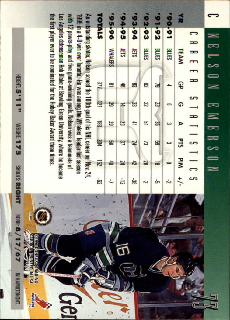 A5561- 1996-97 Donruss Hockey Cards 1-240 +Rookies -You Pick- 15+ FREE US SHIP - Picture 123 of 437