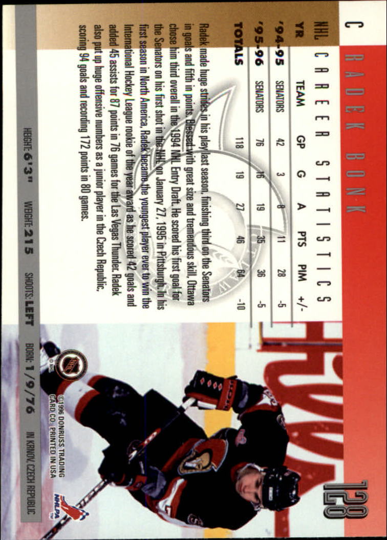 A5561- 1996-97 Donruss Hockey Cards 1-240 +Rookies -You Pick- 15+ FREE US SHIP - Picture 221 of 437