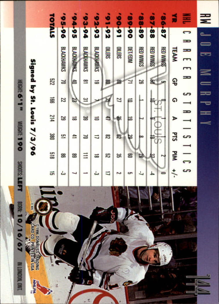 A5561- 1996-97 Donruss Hockey Cards 1-240 +Rookies -You Pick- 15+ FREE US SHIP - Picture 253 of 437