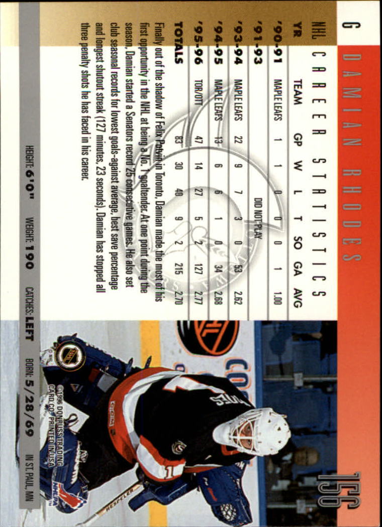 A5561- 1996-97 Donruss Hockey Cards 1-240 +Rookies -You Pick- 15+ FREE US SHIP - Picture 275 of 437