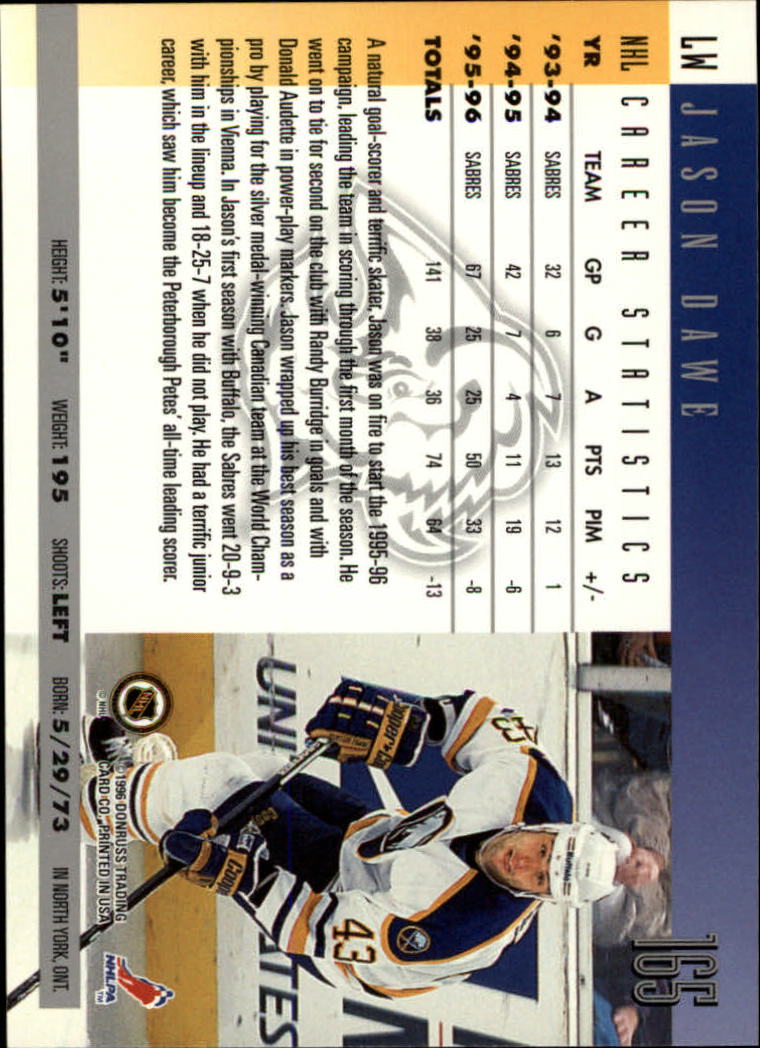 A5561- 1996-97 Donruss Hockey Cards 1-240 +Rookies -You Pick- 15+ FREE US SHIP - Picture 293 of 437