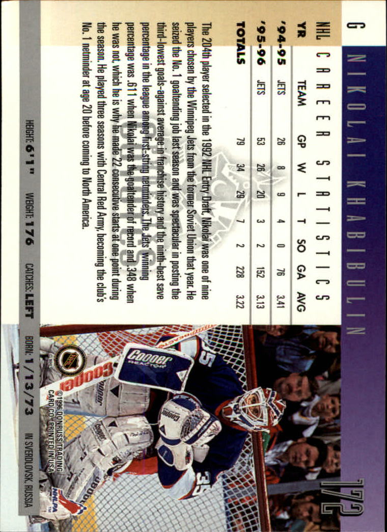 A5561- 1996-97 Donruss Hockey Cards 1-240 +Rookies -You Pick- 15+ FREE US SHIP - Picture 303 of 437