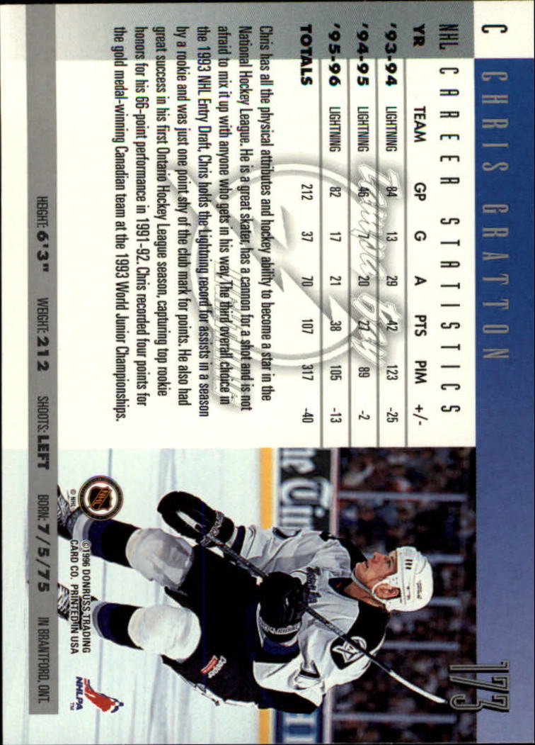 A5561- 1996-97 Donruss Hockey Cards 1-240 +Rookies -You Pick- 15+ FREE US SHIP - Picture 305 of 437