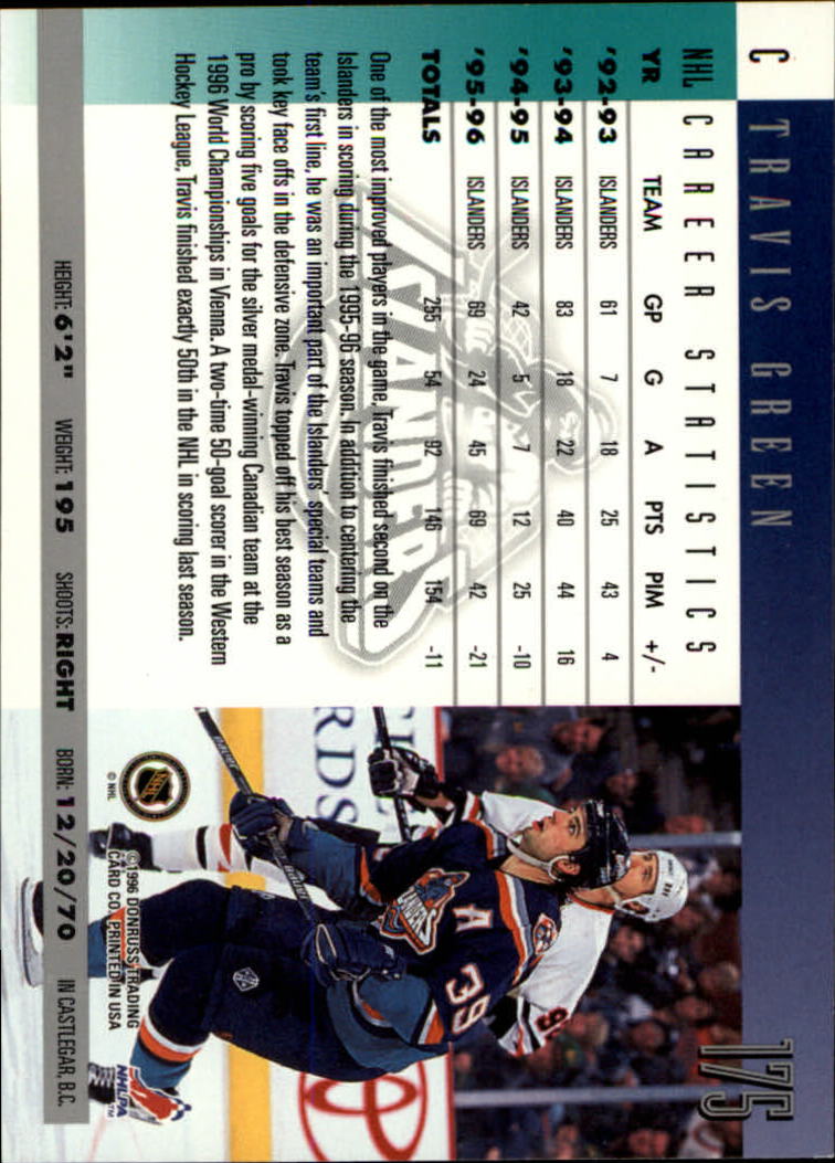 A5561- 1996-97 Donruss Hockey Cards 1-240 +Rookies -You Pick- 15+ FREE US SHIP - Picture 309 of 437