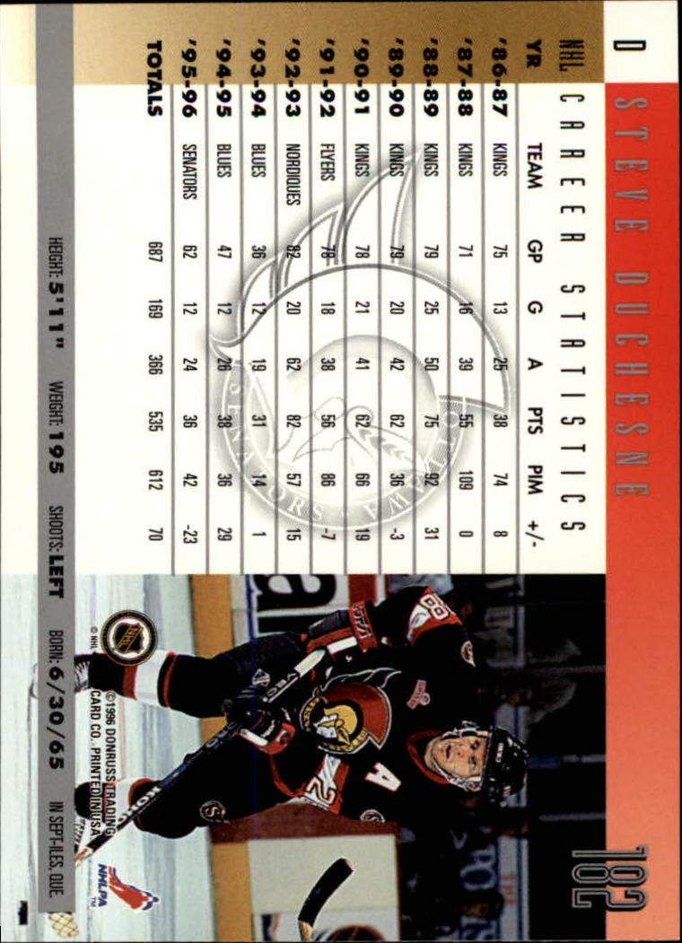 A5561- 1996-97 Donruss Hockey Cards 1-240 +Rookies -You Pick- 15+ FREE US SHIP - Picture 323 of 437