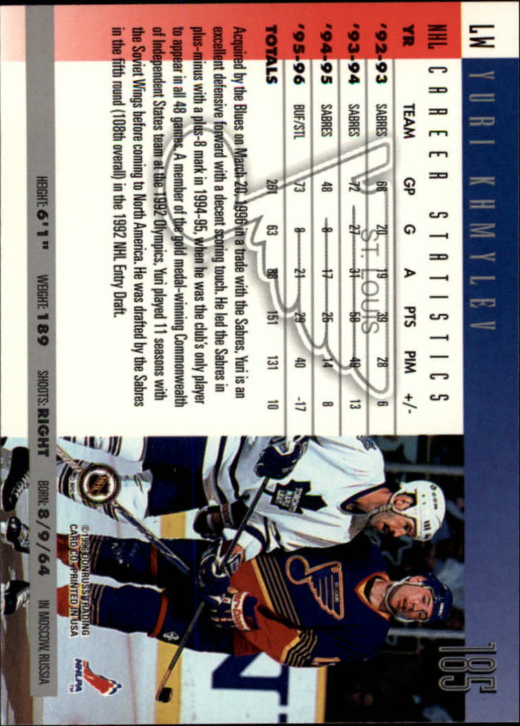 A5561- 1996-97 Donruss Hockey Cards 1-240 +Rookies -You Pick- 15+ FREE US SHIP - Picture 329 of 437