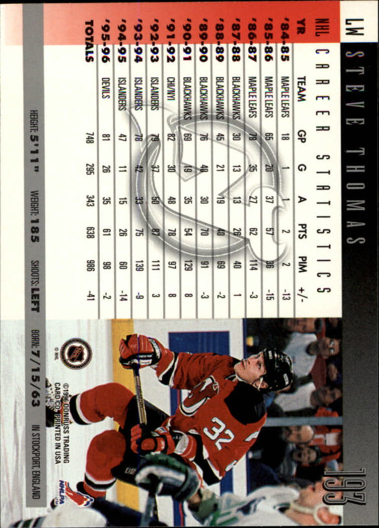 A5561- 1996-97 Donruss Hockey Cards 1-240 +Rookies -You Pick- 15+ FREE US SHIP - Picture 343 of 437