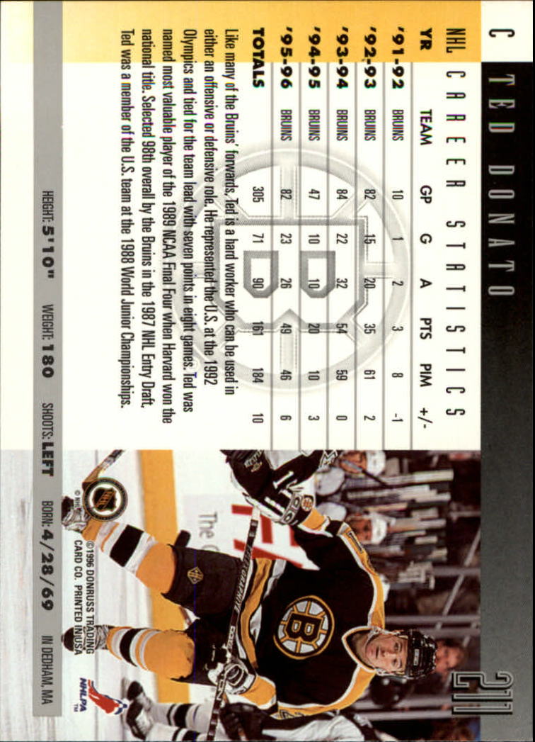 A5561- 1996-97 Donruss Hockey Cards 1-240 +Rookies -You Pick- 15+ FREE US SHIP - Picture 377 of 437
