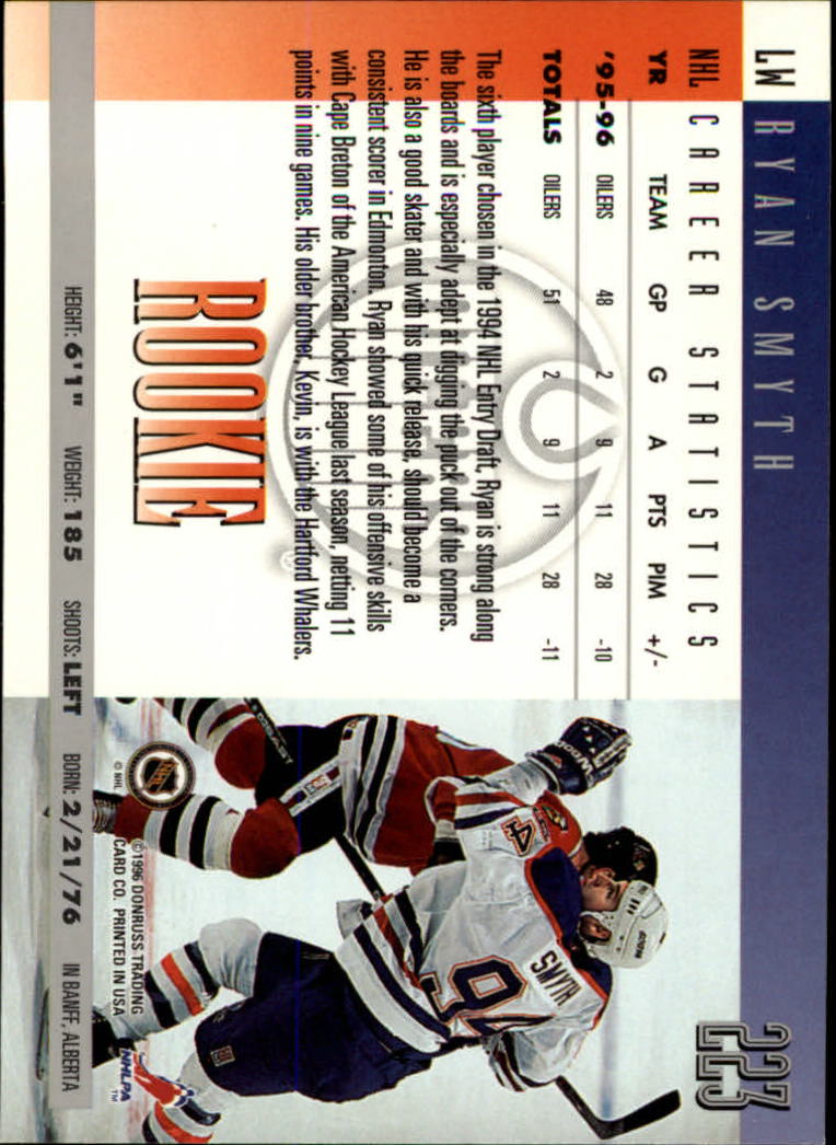 A5561- 1996-97 Donruss Hockey Cards 1-240 +Rookies -You Pick- 15+ FREE US SHIP - Picture 399 of 437