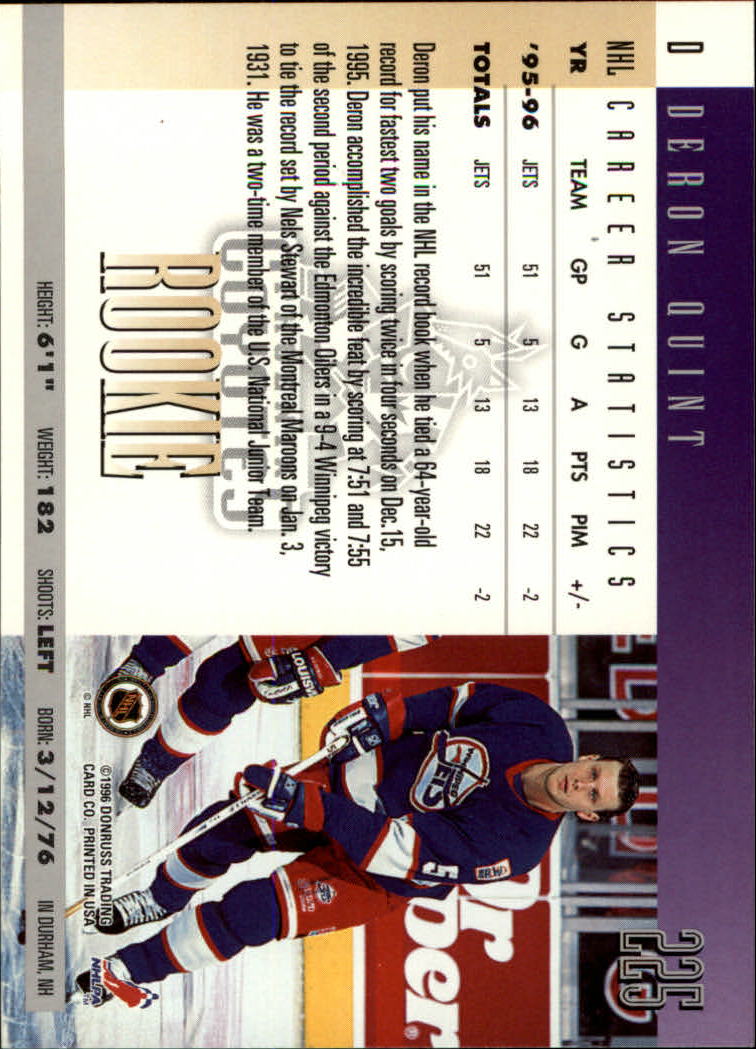 A5561- 1996-97 Donruss Hockey Cards 1-240 +Rookies -You Pick- 15+ FREE US SHIP - Picture 403 of 437