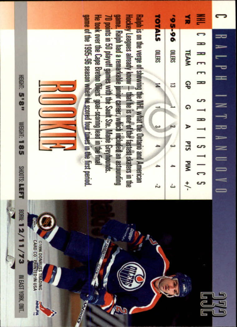 A5561- 1996-97 Donruss Hockey Cards 1-240 +Rookies -You Pick- 15+ FREE US SHIP - Picture 417 of 437