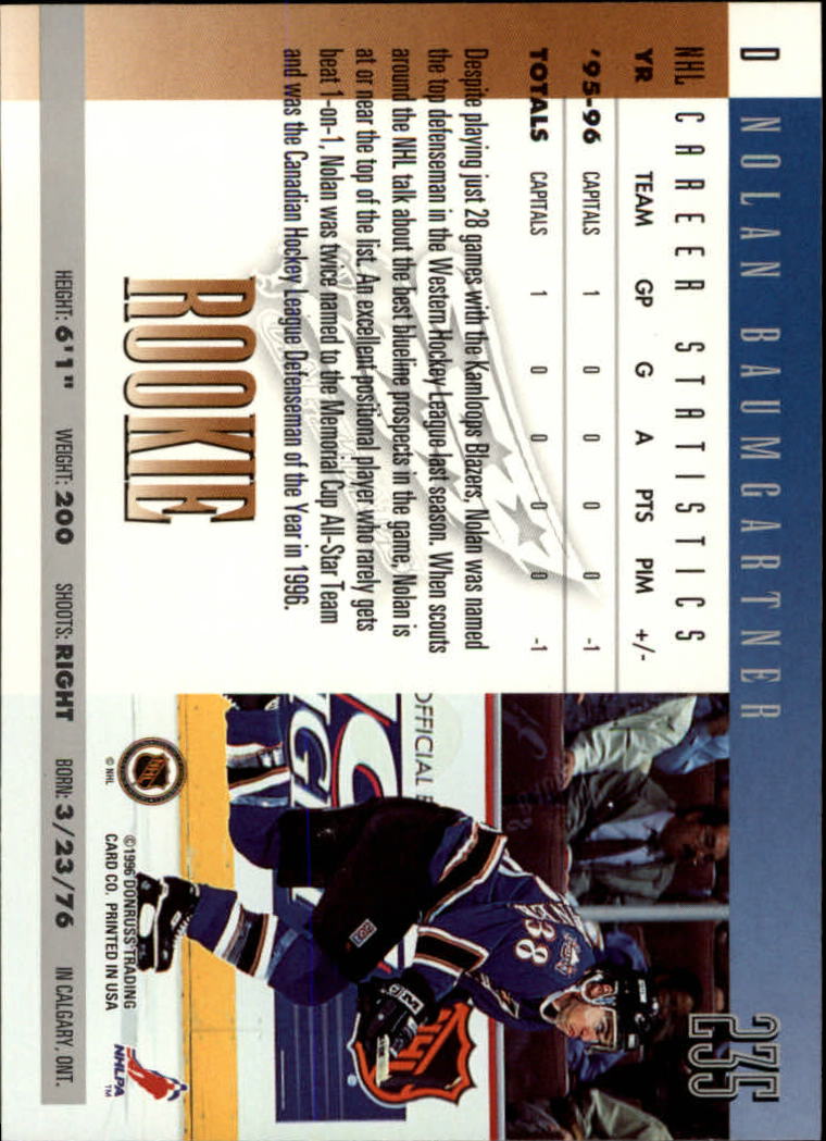 A5561- 1996-97 Donruss Hockey Cards 1-240 +Rookies -You Pick- 15+ FREE US SHIP - Picture 423 of 437