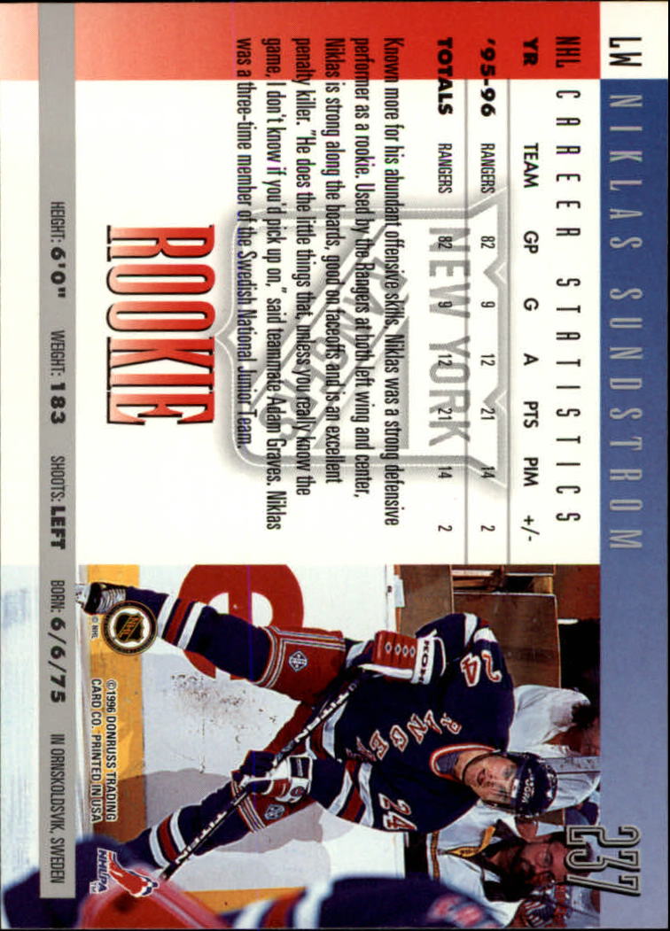 A5561- 1996-97 Donruss Hockey Cards 1-240 +Rookies -You Pick- 15+ FREE US SHIP - Picture 427 of 437