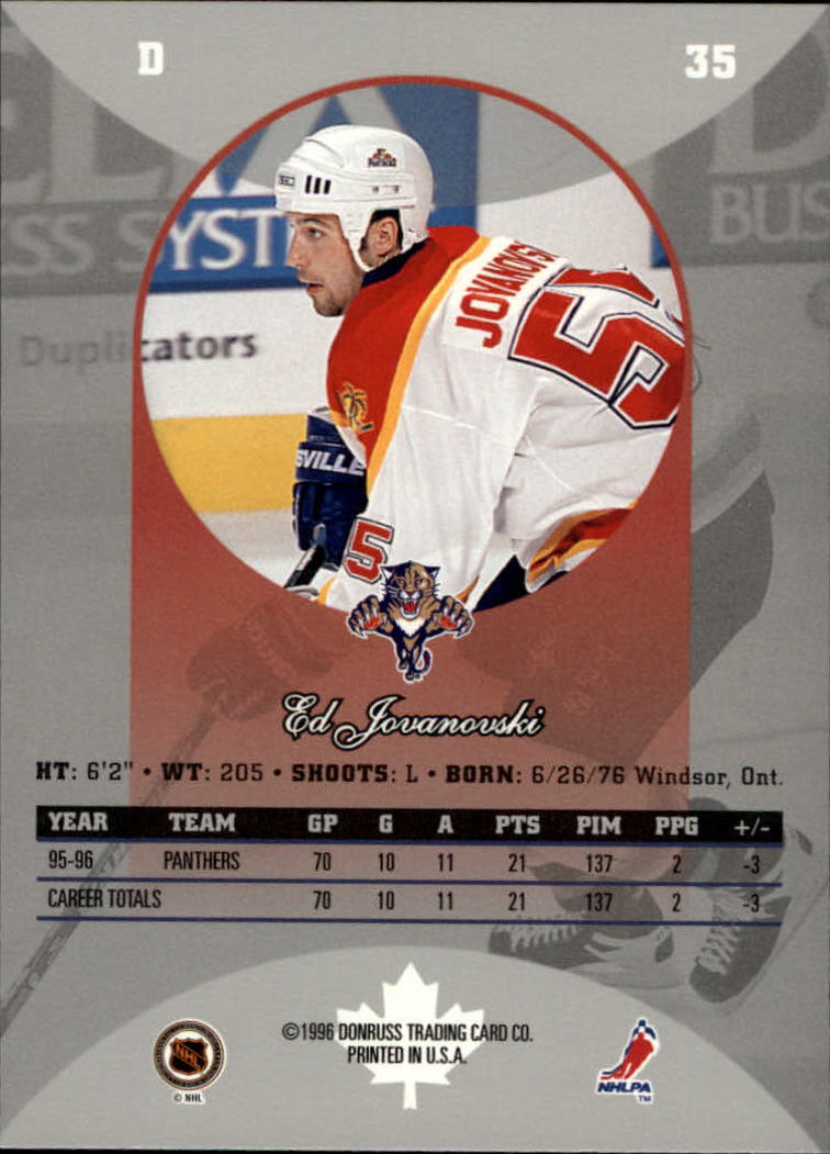 1996-97 Donruss Canadian Ice #35 Ed Jovanovski