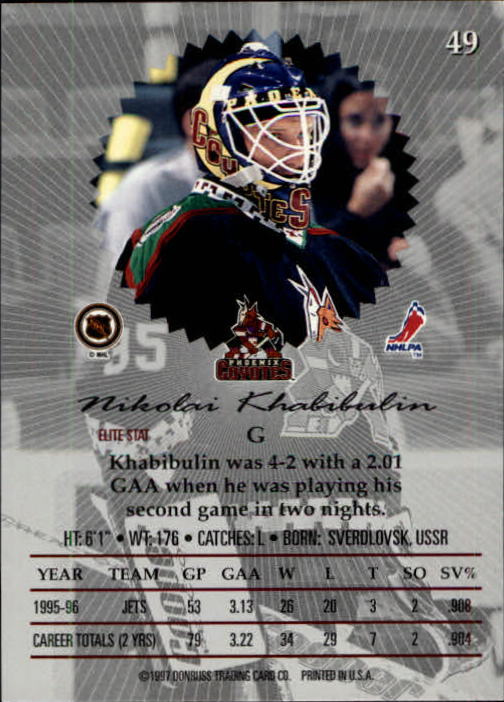 1996-97 Donruss Elite - #99 Viacheslav Fetisov