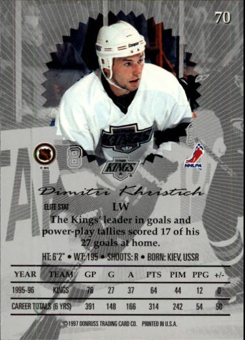 1996-97 Donruss Elite - #99 Viacheslav Fetisov