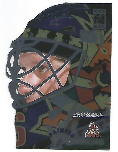 1996-97 Donruss Elite Painted Warriors #9 Nikolai Khabibulin