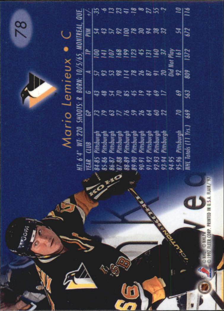 Mario Lemieux cards (1990-2023) Penguins - You Choose - Picture 44 of 107