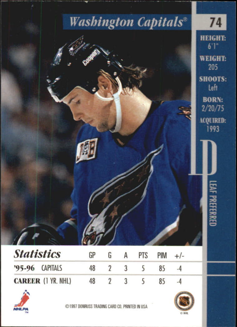 B3429- 1996-97 Blatt Bevorzugt Hk #S 1-150 + Einsätze -du Pick- 15 + Kostenlose - Bild 129 von 297