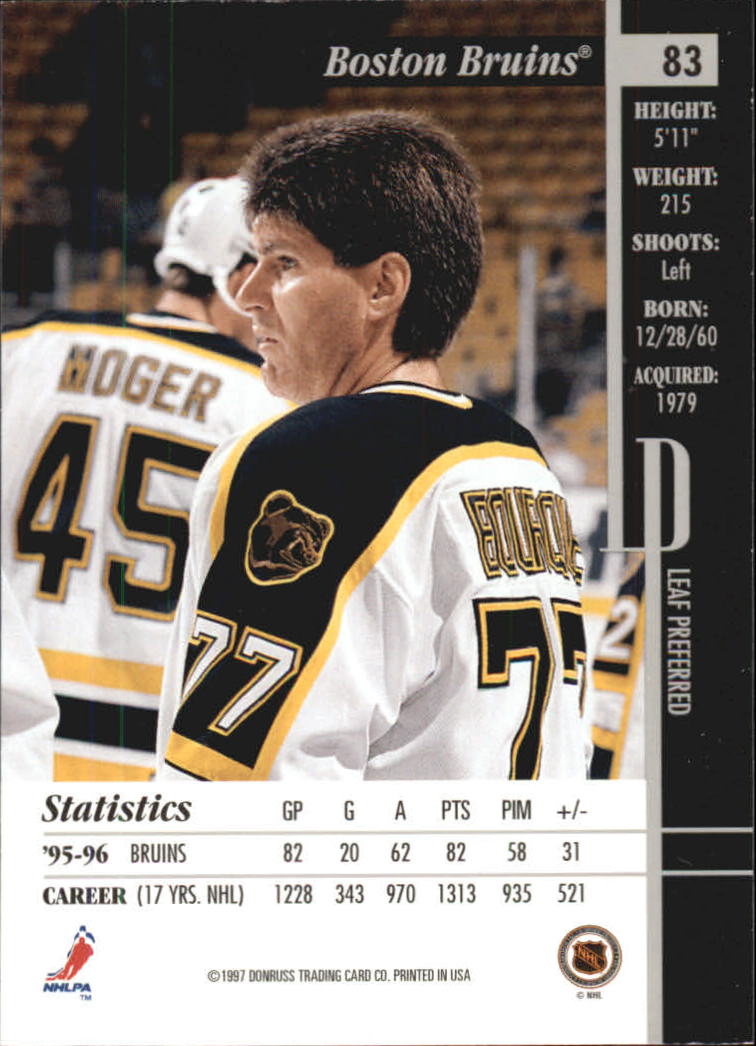 B3429- 1996-97 Blatt Bevorzugt Hk #S 1-150 + Einsätze -du Pick- 15 + Kostenlose - Bild 143 von 297