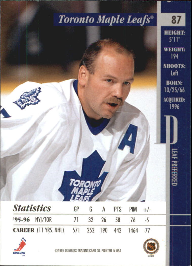 B3429- 1996-97 Blatt Bevorzugt Hk #S 1-150 + Einsätze -du Pick- 15 + Kostenlose - Bild 151 von 297