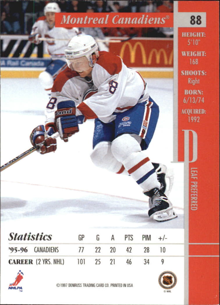 B3429- 1996-97 Blatt Bevorzugt Hk #S 1-150 + Einsätze -du Pick- 15 + Kostenlose - Bild 153 von 297