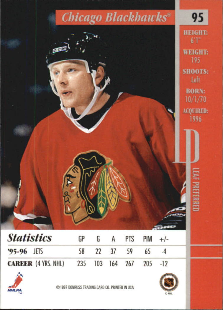 B3429- 1996-97 Blatt Bevorzugt Hk #S 1-150 + Einsätze -du Pick- 15 + Kostenlose - Bild 165 von 297