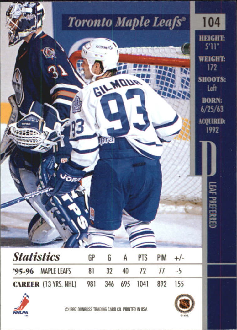 B3429- 1996-97 Blatt Bevorzugt Hk #S 1-150 + Einsätze -du Pick- 15 + Kostenlose - Bild 179 von 297