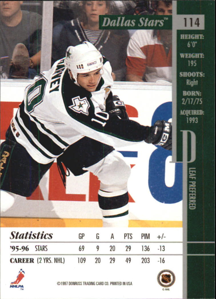 B3429- 1996-97 Blatt Bevorzugt Hk #S 1-150 + Einsätze -du Pick- 15 + Kostenlose - Bild 193 von 297