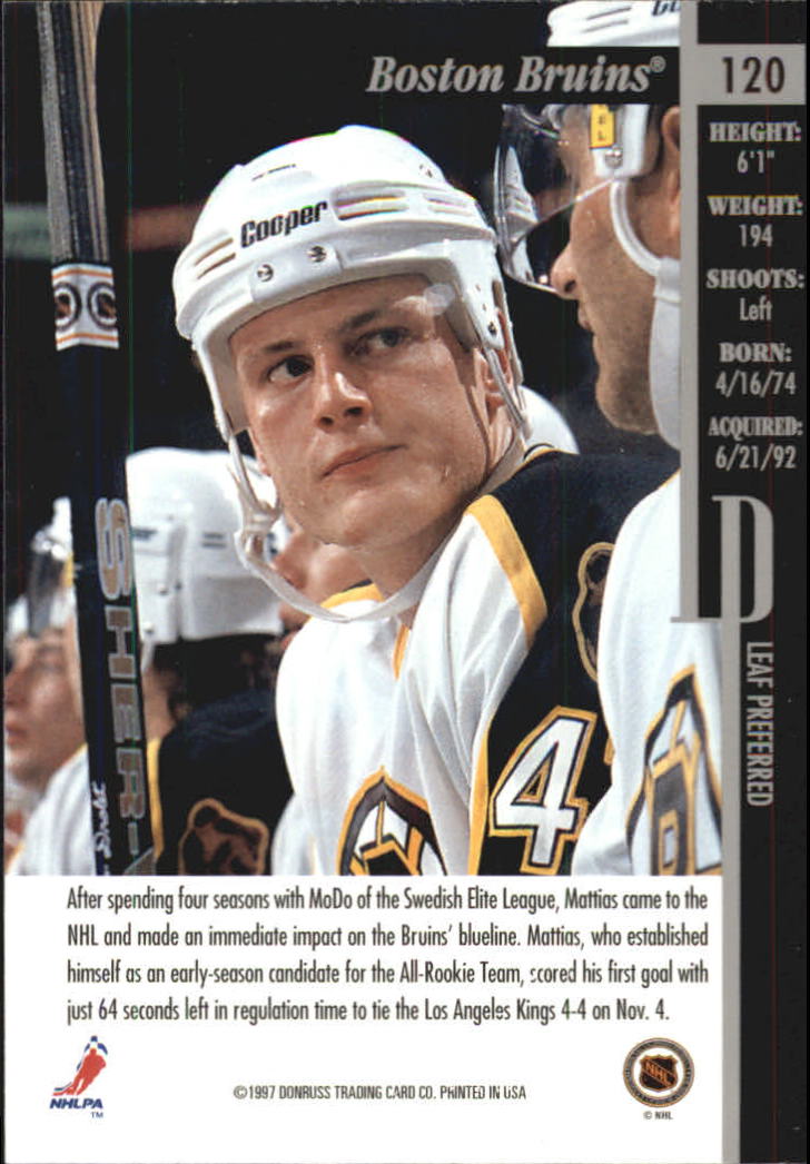 B3429- 1996-97 Blatt Bevorzugt Hk #S 1-150 + Einsätze -du Pick- 15 + Kostenlose - Bild 201 von 297