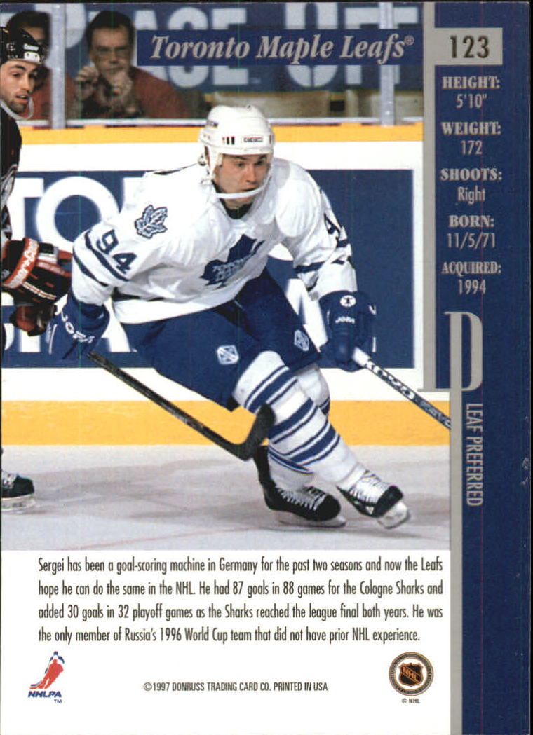 B3429- 1996-97 Blatt Bevorzugt Hk #S 1-150 + Einsätze -du Pick- 15 + Kostenlose - Bild 207 von 297