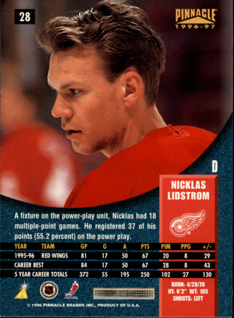 B5057- 1996-97 Pinnacle Hockey #s 1-250 +Inserts -You Pick- 15+ FREE US SHIP - Picture 45 of 453
