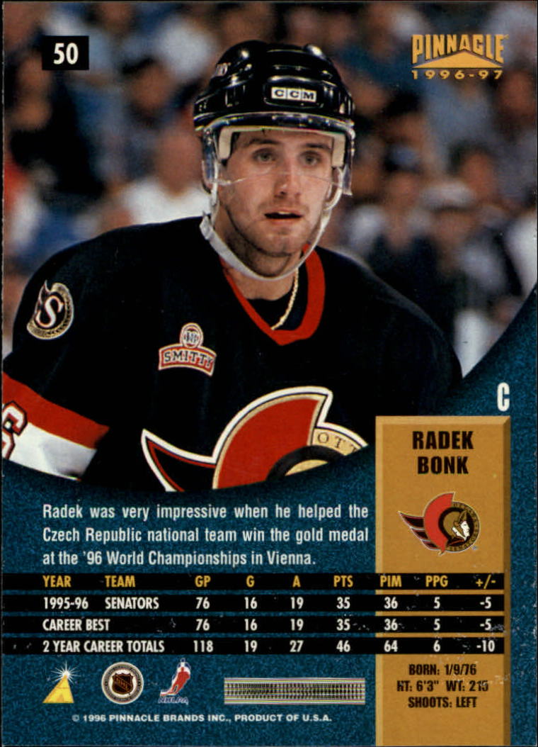 B5057- 1996-97 Pinnacle Hockey #s 1-250 +Inserts -You Pick- 15+ FREE US SHIP - Picture 81 of 453