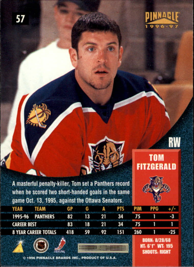 B5057- 1996-97 Pinnacle Hockey #s 1-250 +Inserts -You Pick- 15+ FREE US SHIP - Picture 95 of 453