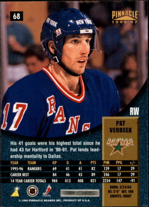 B5057- 1996-97 Pinnacle Hockey #s 1-250 +Inserts -You Pick- 15+ FREE US SHIP - Picture 113 of 453
