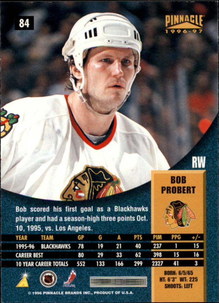 B5057- 1996-97 Pinnacle Hockey #s 1-250 +Inserts -You Pick- 15+ FREE US SHIP - Picture 143 of 453