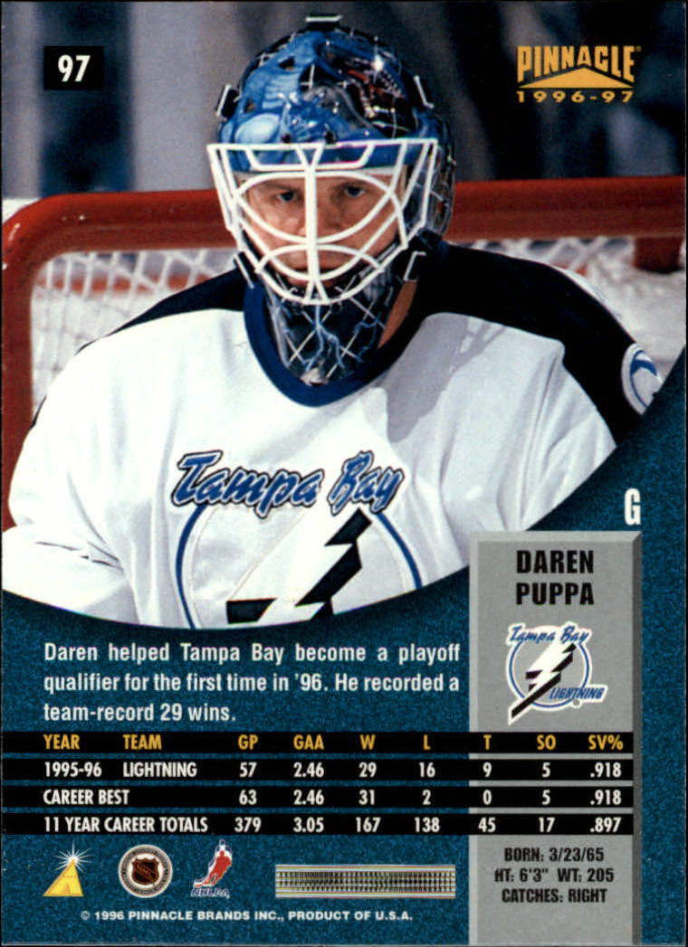 B5057- 1996-97 Pinnacle Hockey #s 1-250 +Inserts -You Pick- 15+ FREE US SHIP - Picture 163 of 453