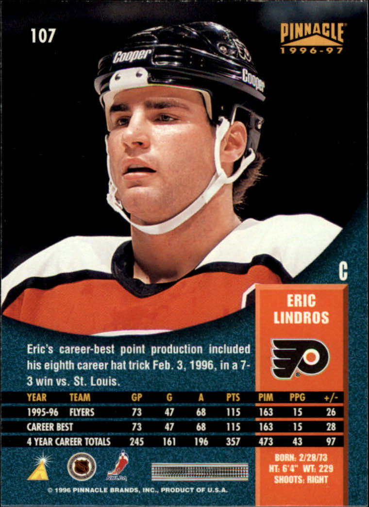 B5057- 1996-97 Pinnacle Hockey #s 1-250 +Inserts -You Pick- 15+ FREE US SHIP - Picture 179 of 453