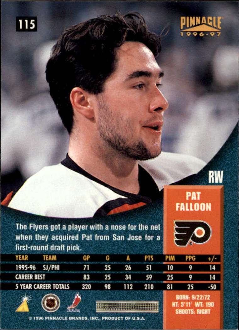 B5057- 1996-97 Pinnacle Hockey #s 1-250 +Inserts -You Pick- 15+ FREE US SHIP - Picture 195 of 453