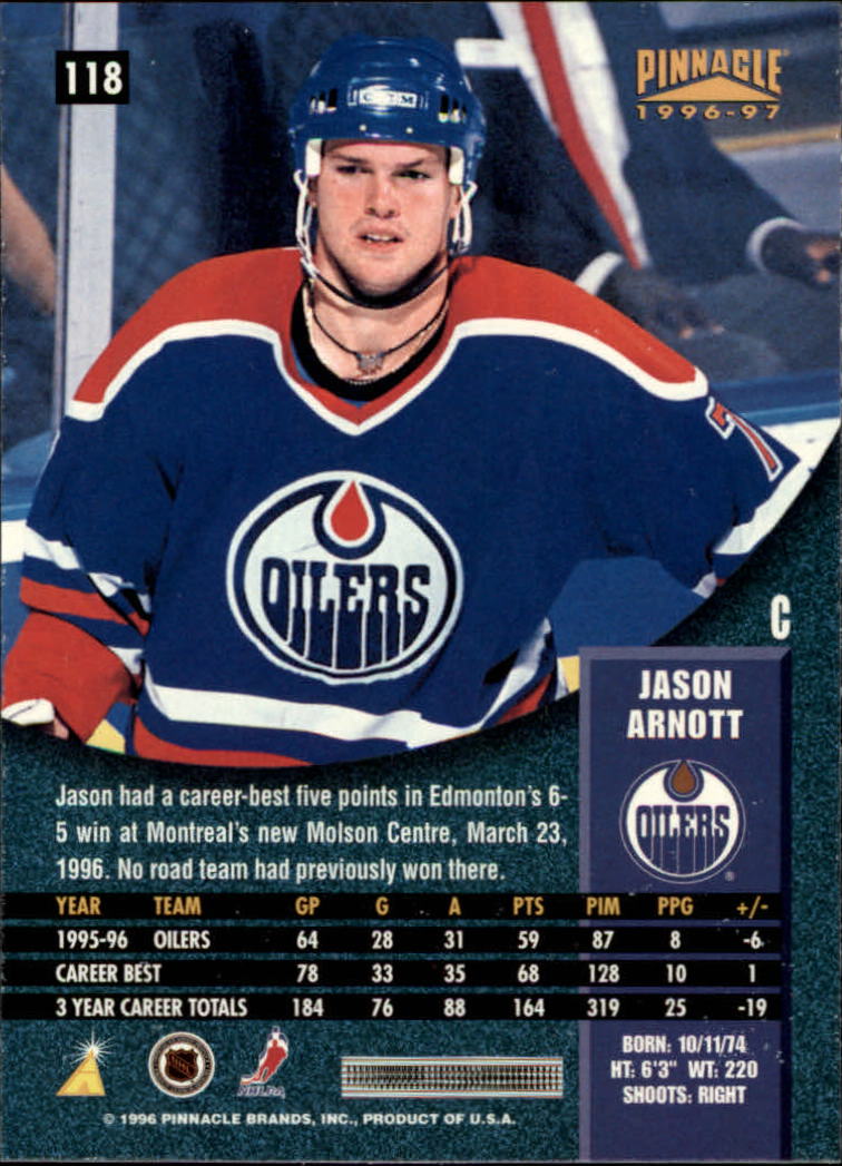 B5057- 1996-97 Pinnacle Hockey #s 1-250 +Inserts -You Pick- 15+ FREE US SHIP - Picture 201 of 453