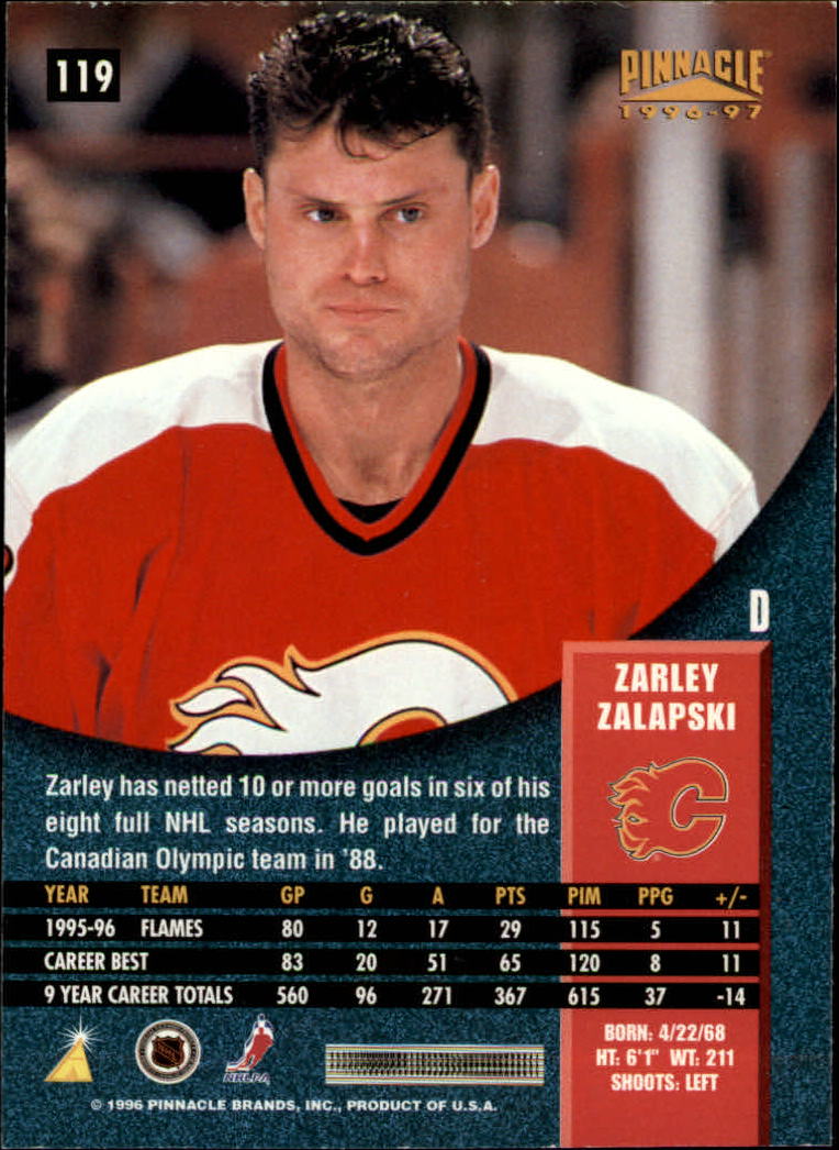 B5057- 1996-97 Pinnacle Hockey #s 1-250 +Inserts -You Pick- 15+ FREE US SHIP - Picture 203 of 453