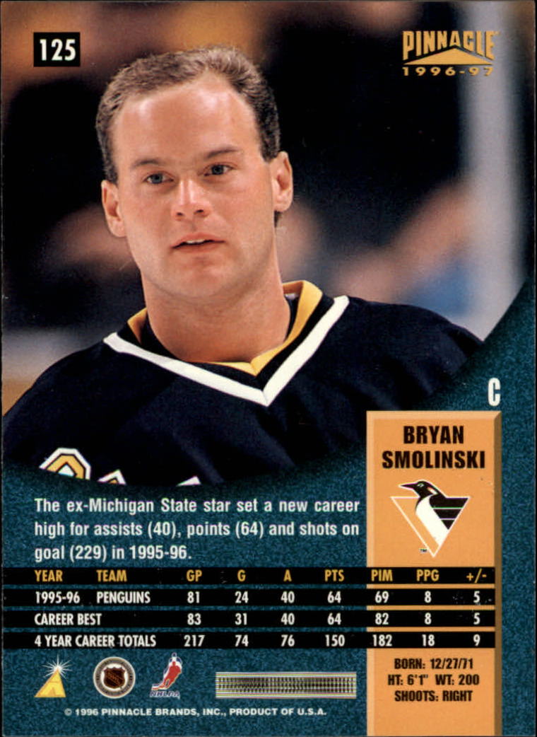 B5057- 1996-97 Pinnacle Hockey #s 1-250 +Inserts -You Pick- 15+ FREE US SHIP - Picture 215 of 453