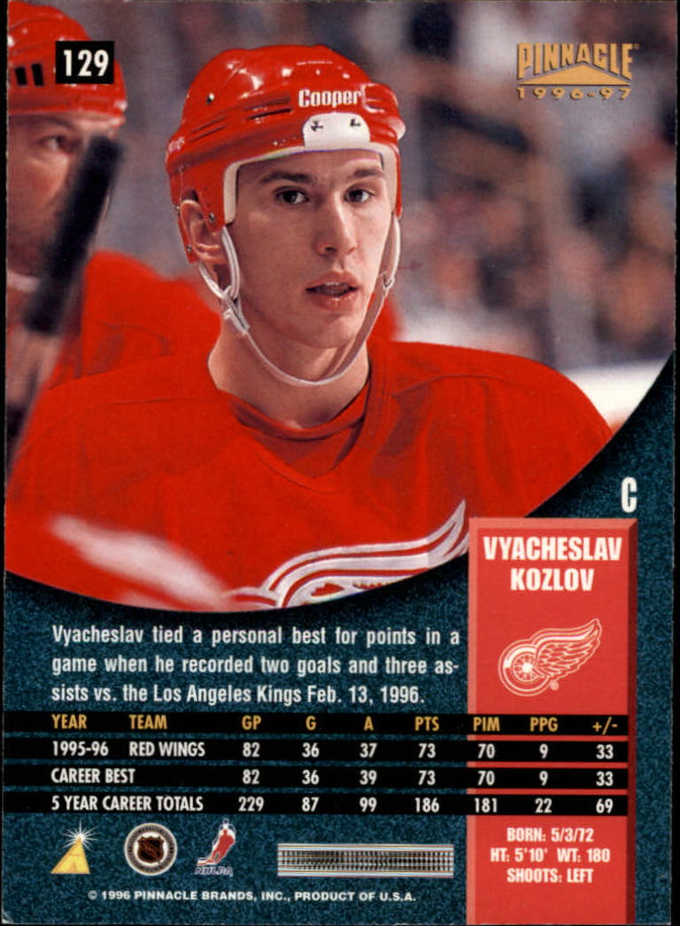 B5057- 1996-97 Pinnacle Hockey #s 1-250 +Inserts -You Pick- 15+ FREE US SHIP - Picture 223 of 453