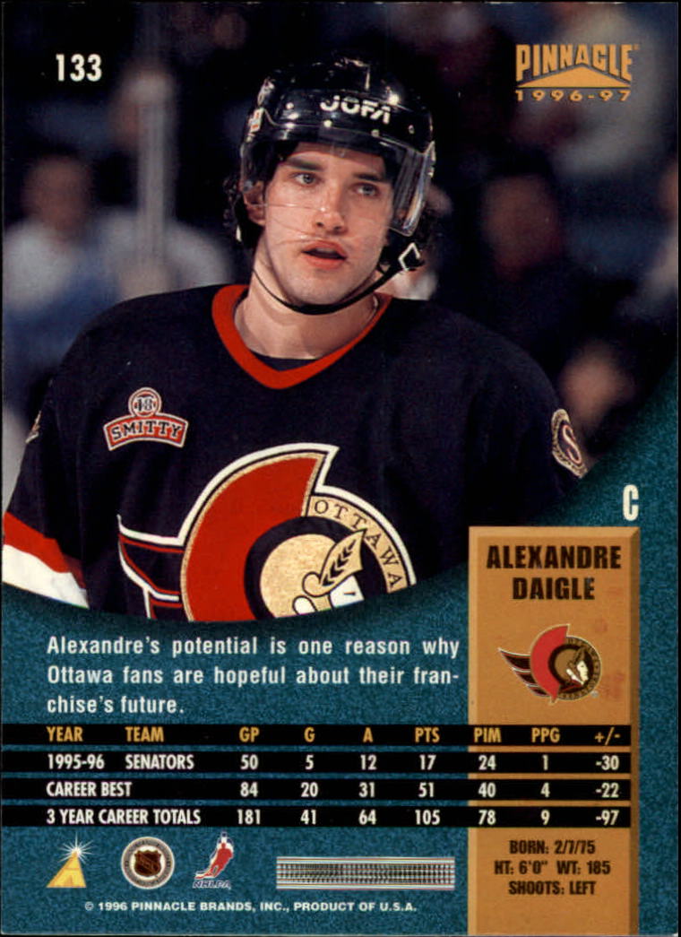 B5057- 1996-97 Pinnacle Hockey #s 1-250 +Inserts -You Pick- 15+ FREE US SHIP - Picture 231 of 453