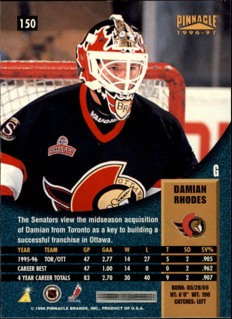 B5057- 1996-97 Pinnacle Hockey #s 1-250 +Inserts -You Pick- 15+ FREE US SHIP - Picture 261 of 453