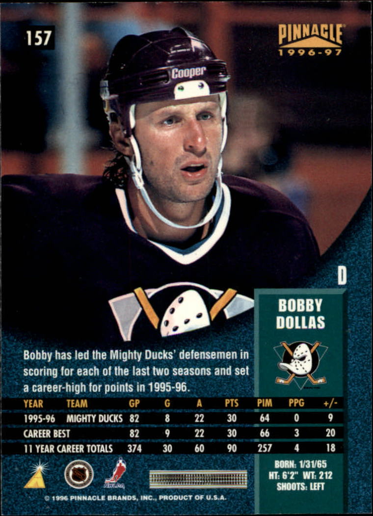 B5057- 1996-97 Pinnacle Hockey #s 1-250 +Inserts -You Pick- 15+ FREE US SHIP - Picture 275 of 453