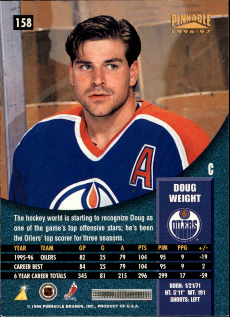B5057- 1996-97 Pinnacle Hockey #s 1-250 +Inserts -You Pick- 15+ FREE US SHIP - Picture 277 of 453