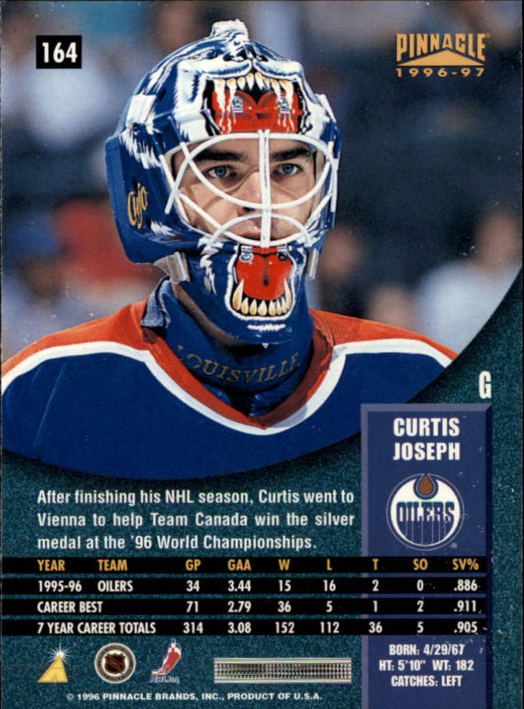 B5057- 1996-97 Pinnacle Hockey #s 1-250 +Inserts -You Pick- 15+ FREE US SHIP - Picture 289 of 453