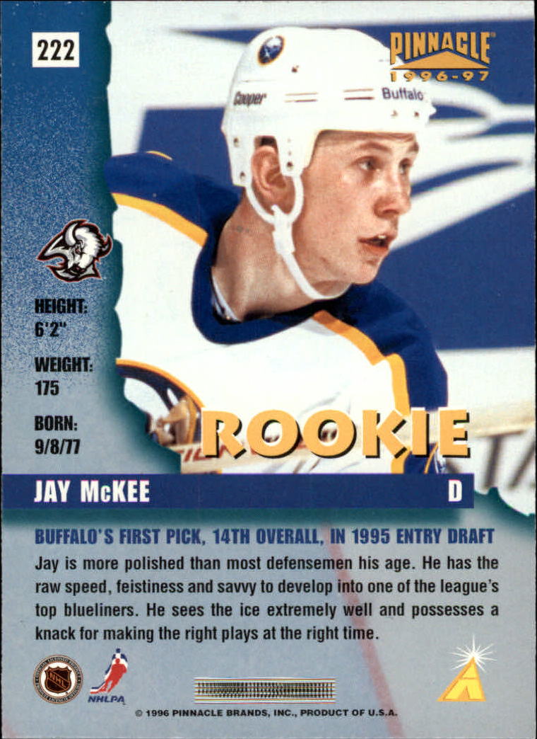 B5057- 1996-97 Pinnacle Hockey #s 1-250 +Inserts -You Pick- 15+ FREE US SHIP - Picture 393 of 453